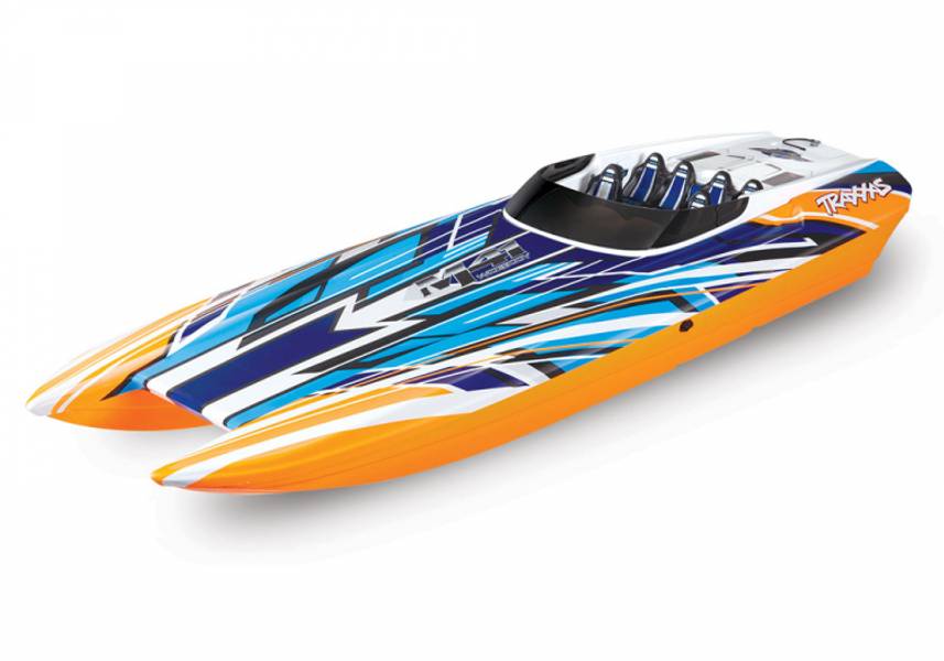 Traxxas 57046-4ORANGEX DCB M41 Widebody Catamaran TSM Brushless 