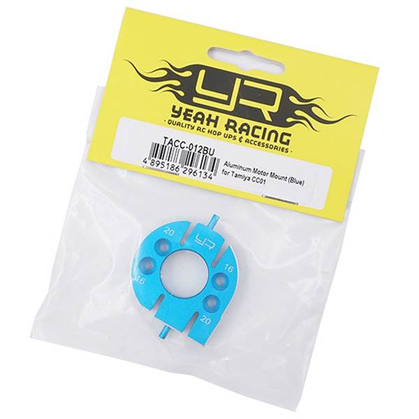 Yeah Racing TACC-012BU Aluminum Motor Mount Blue for Tamiya CC01