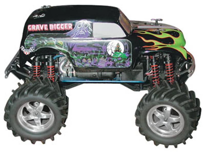 Parma 10165P 1/10 Grave Digger Painted Body 