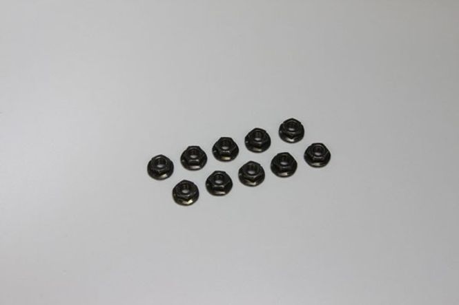 Hovedbilde Kyosho 1-N3037F FLANGED NUTS M3X3.7 (10)