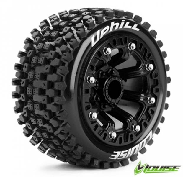LouiseRC 3279SB Tire & Wheel ST-Uphill 2,2" Black Soft (2)