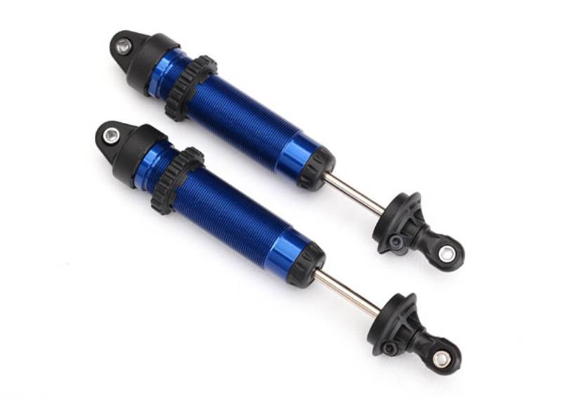 Traxxas 8460X Shocks GTR 139mm Alu Blue (Threaded) (2)