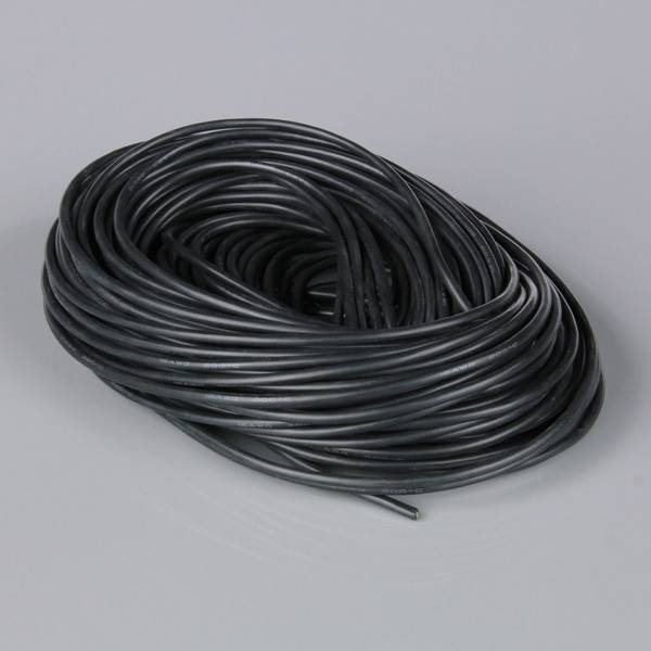 Radient 010138 SILICONE WIRE, 16AWG, 100FT / 30M BLACK (ON A ROL