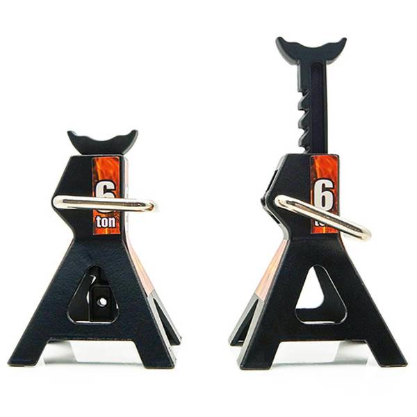 Yeah Racing YA0374BK Height adjustable 6 Ton Jack Black 2pcs