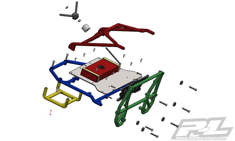 Pro-Line 632200 Back-Half Cage