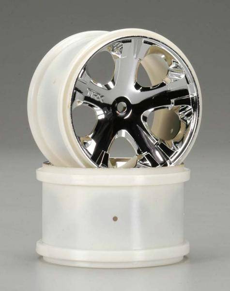 Traxxas 3772 All-Star Wheels 2.8" Re Chrome (2) 