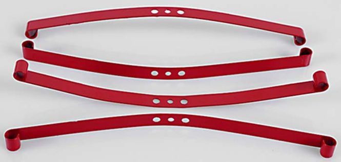 Hovedbilde RC4WD S0570 Red Super Soft Flex Leaf Springs (4)