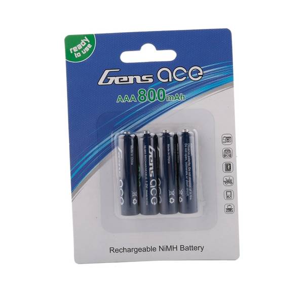 Gens Ace Batteries R3-AAA Cells Ni-Mh HV 800Mah (4)