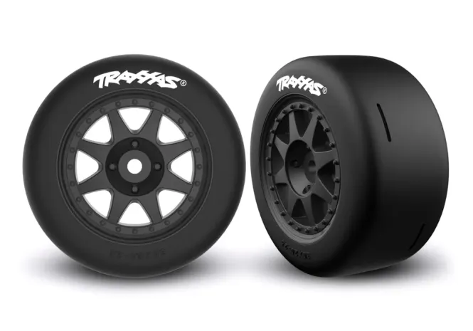 Hovedbilde Traxxas 10875 Tires & Wheels Speed Slicks Soft / Mini ...