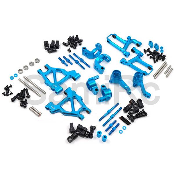 Yeah Racing TAMC-S01BU Aluminum Long-Span Suspension Arms And Kn