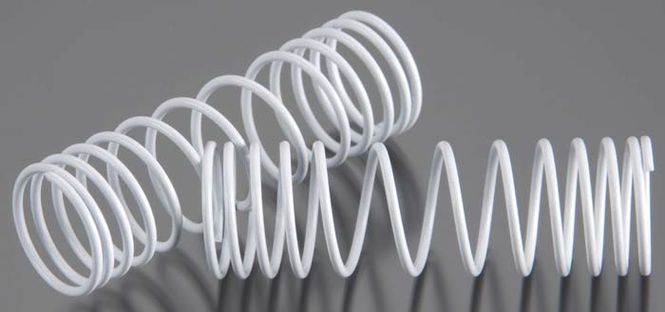 Hovedbilde Traxxas 5857 Springs Front White Slash (2)