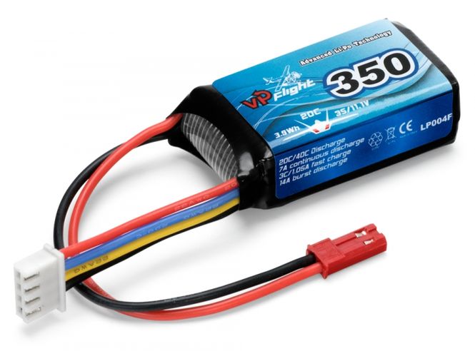 Hovedbilde Vapex Li-Po Battery 3S 11,1V 350mAh 20C BEC-Connector