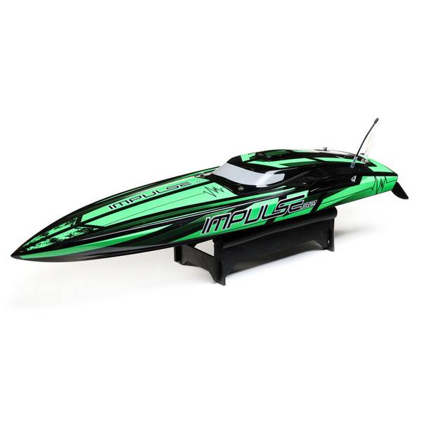 ProBoat Impulse 32" Brushless Deep-V RTR with Smart, Black/Green