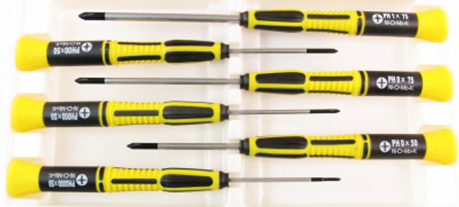 Hovedbilde Model Craft PSD1602 6PC Phillips Screw Driver Set
