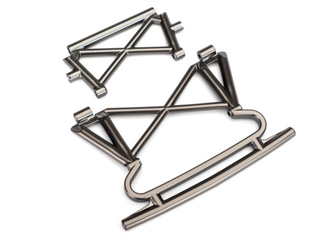 Hovedbilde Traxxas 8535X Bumper Front Satin Black Chrome UDR