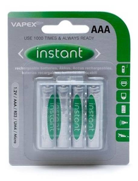 Vapex AAA/R3 Batteri NiMH 850mAh 4-pack