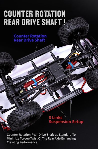 Absima 1810416 1:18 CR-18P Rushmore BLS 2024 Cyan RTR