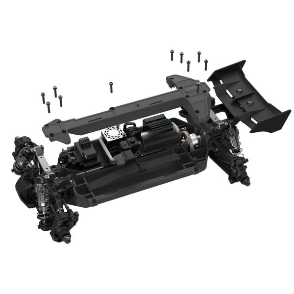 UDI R/C UD1204 GLEAM Pro 1/12 4WD Brushless Buggy Blue