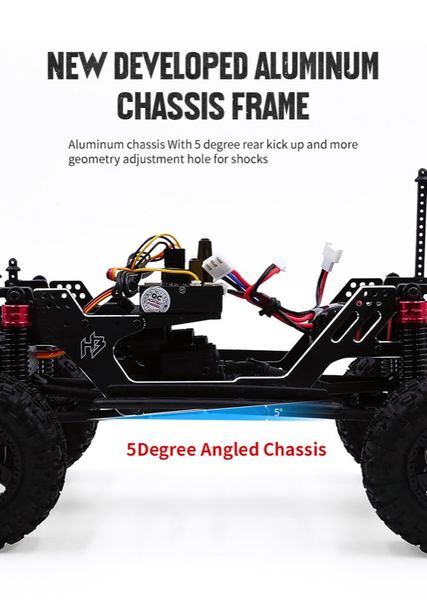 Absima 1810416 1:18 CR-18P Rushmore BLS 2024 Cyan RTR