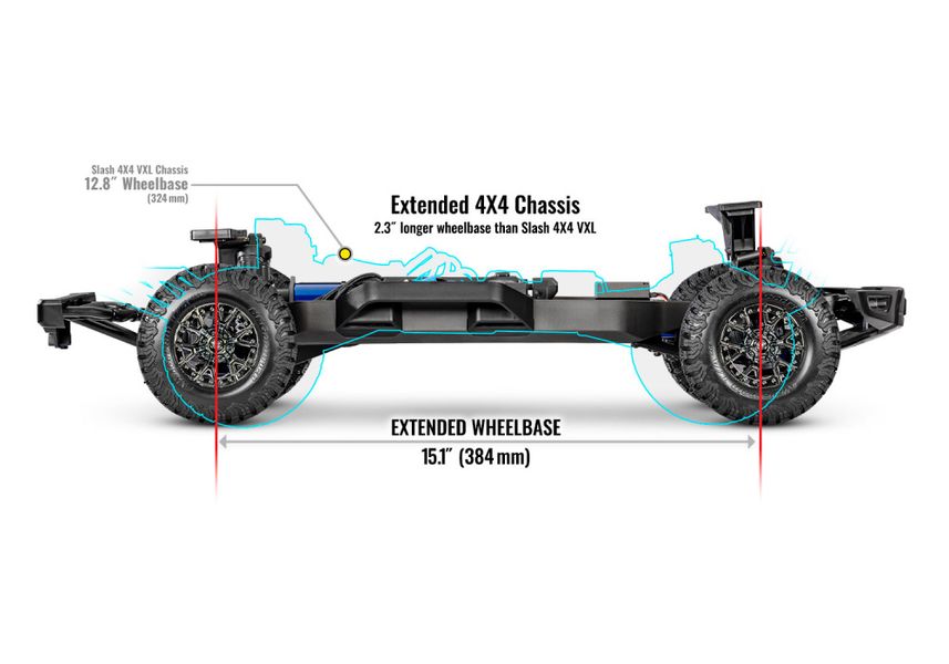 Traxxas 1011774 Ford F-150 Raptor-R VXL-4s Ultimate 4WD 1/10 RTR TQi LED Fox2 Black