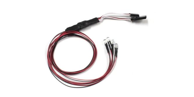Hovedbilde Kyosho 97054-4C LED Light Unit (Diam=5/L=400/Clear/4 ...