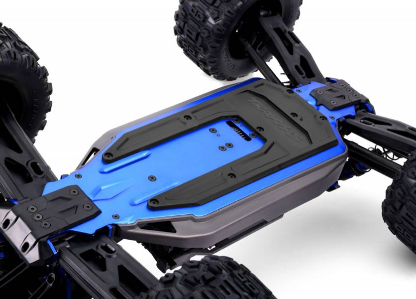 Traxxas 9623X Skidplate Chassis Blue Sledge