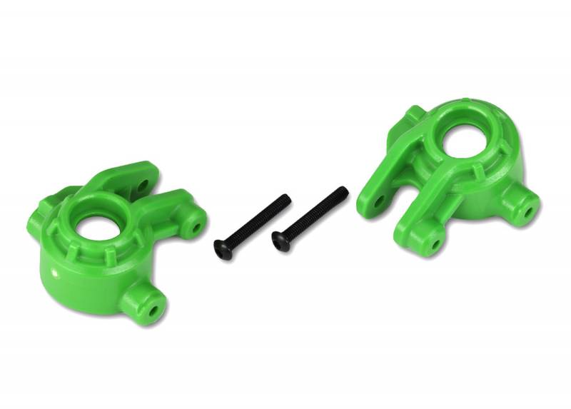 Traxxas 9037G Steering Blocks HD Green L+R (for Upgrade Kit #908