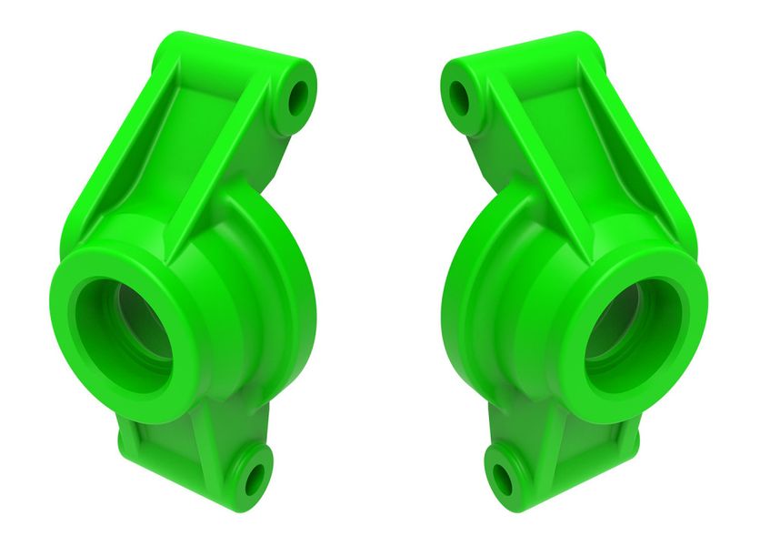 Traxxas 10752 Green Stub Axle Carriers (L&R)