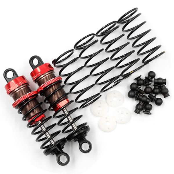 Yeah Racing Alu BigBore Go 65mm Damper Set 2pcs for 1/10 Buggy Red