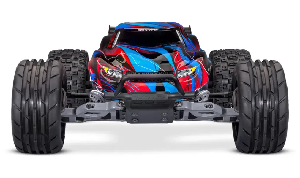 Traxxas 37454-4-Red Rustler 2WD 1/10 HD VX3 BL 3S RTR