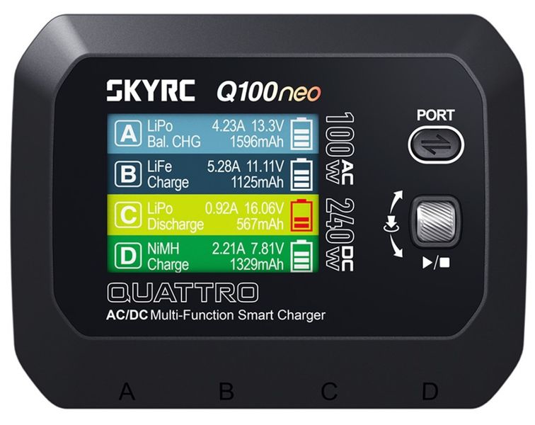 SkyRC Q100 Neo Quad 100/240W AC/DC XT60