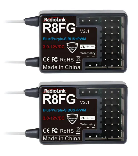 Radiolink RC8X RC Transmitter with 2x R8FG Receiver