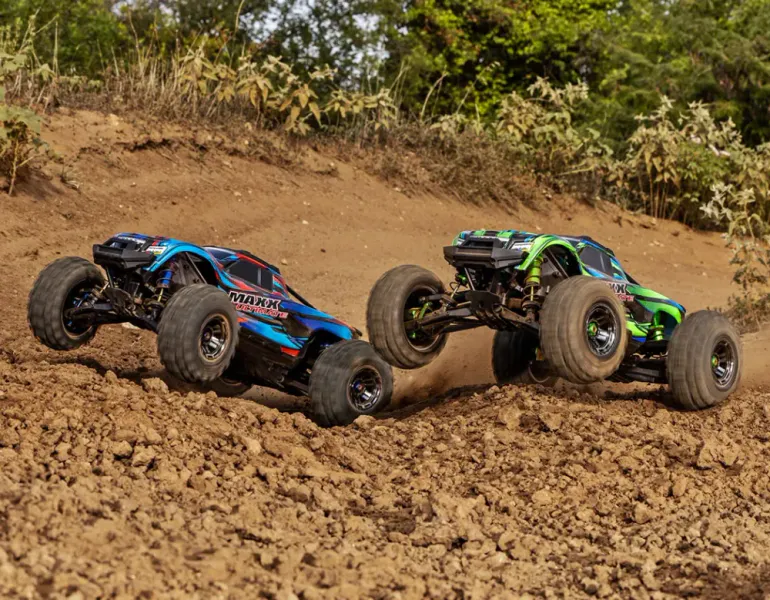 Traxxas 89087-4 MAXX Ultimate VXL-4s 4WD 1/10 RTR TQi TSM Blue