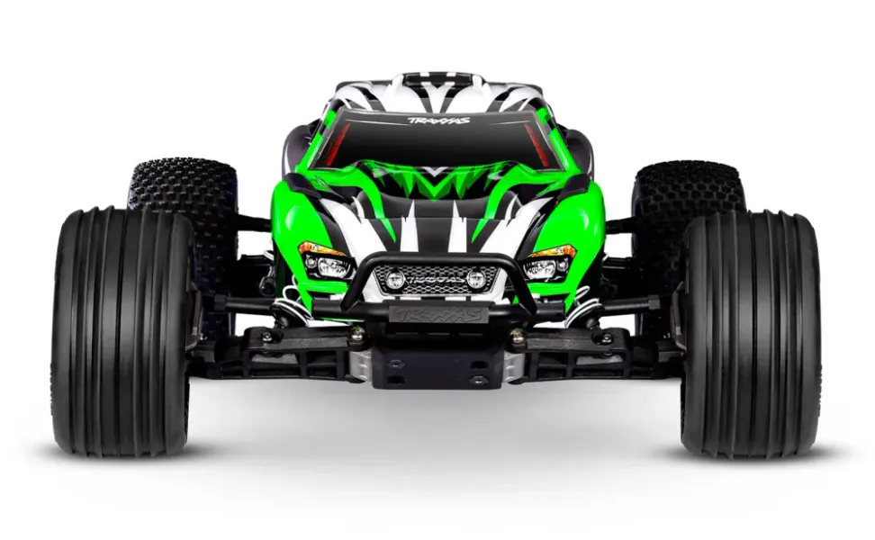 Traxxas 372548 Rustler 2WD 1/10 RTR TQ EHD Green-X With Battery/Charger