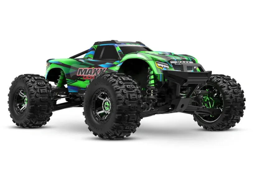 Traxxas 89087-4 MAXX Ultimate VXL-4s 4WD 1/10 RTR TQi TSM Green