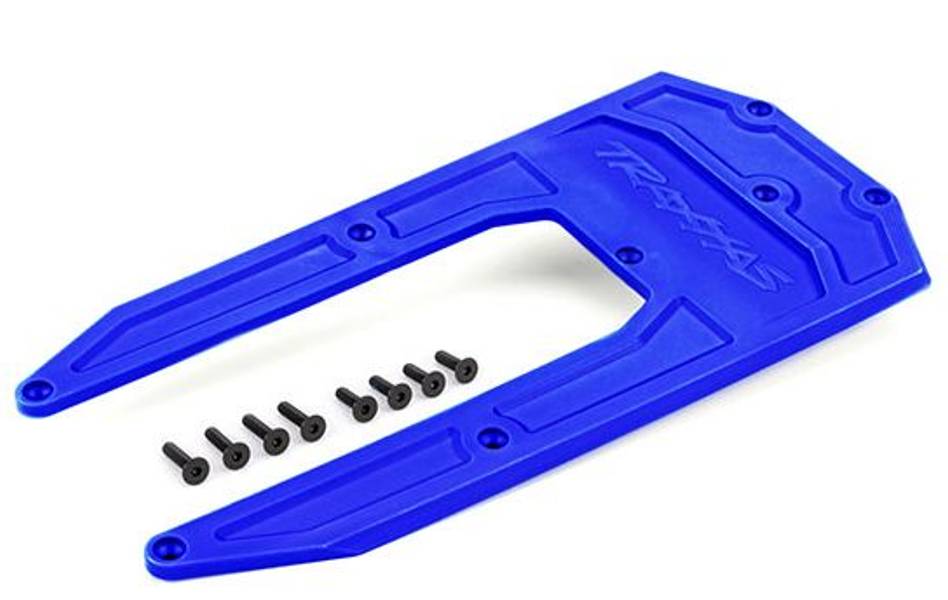 Traxxas 9623X Skidplate Chassis Blue Sledge