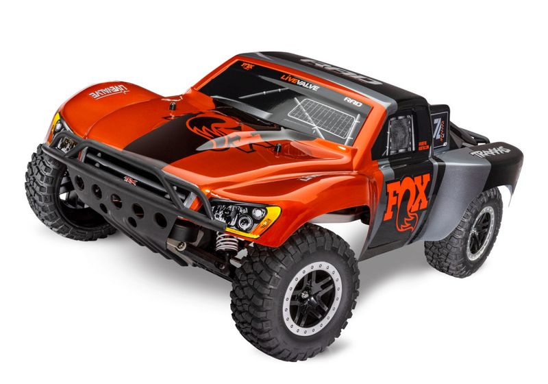 Traxxas 58076-74 Slash VXL 2WD 1/10 RTR TQi TSM Fox 272R - w/o B