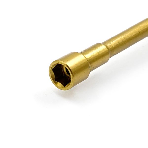 Yeah Racing YT-0250BK/GD Alu 4.5mm Lock Nut Driver Black Gold (Mini-z)