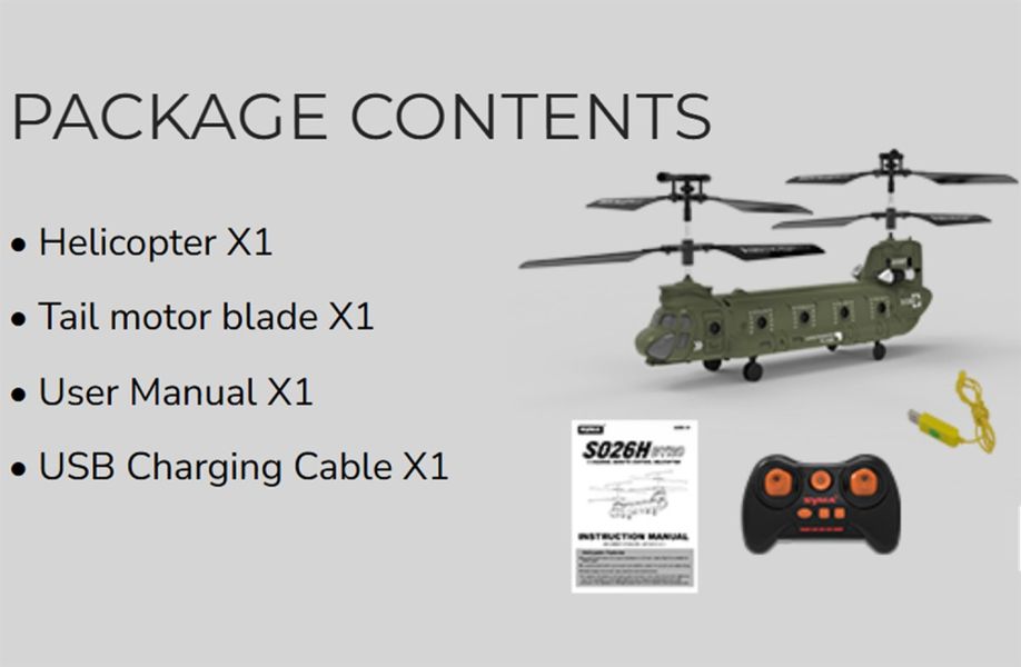 Syma Helikopter - Boeing CH-47 Chinook