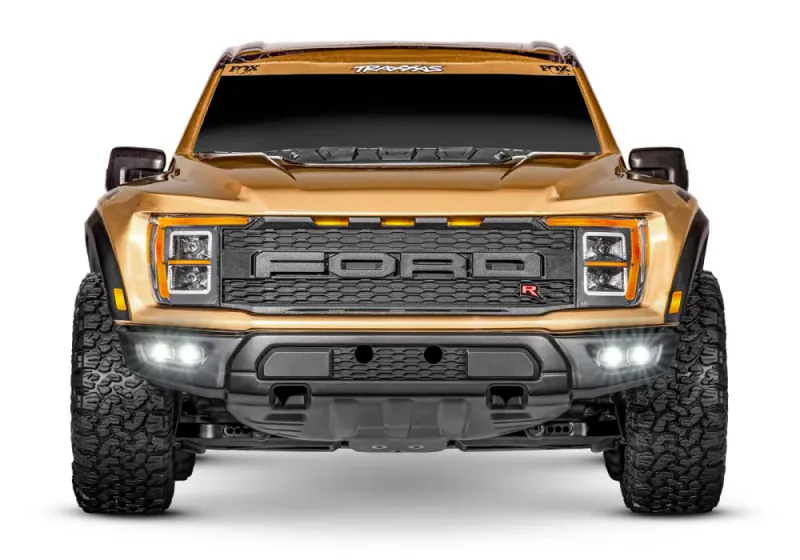 Traxxas 1011774 Ford F-150 Raptor-R VXL-4s Ultimate 4WD 1/10 RTR TQi LED Fox SE Gold