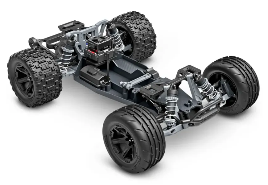 Traxxas 37454-4-Red Rustler 2WD 1/10 HD VX3 BL 3S RTR